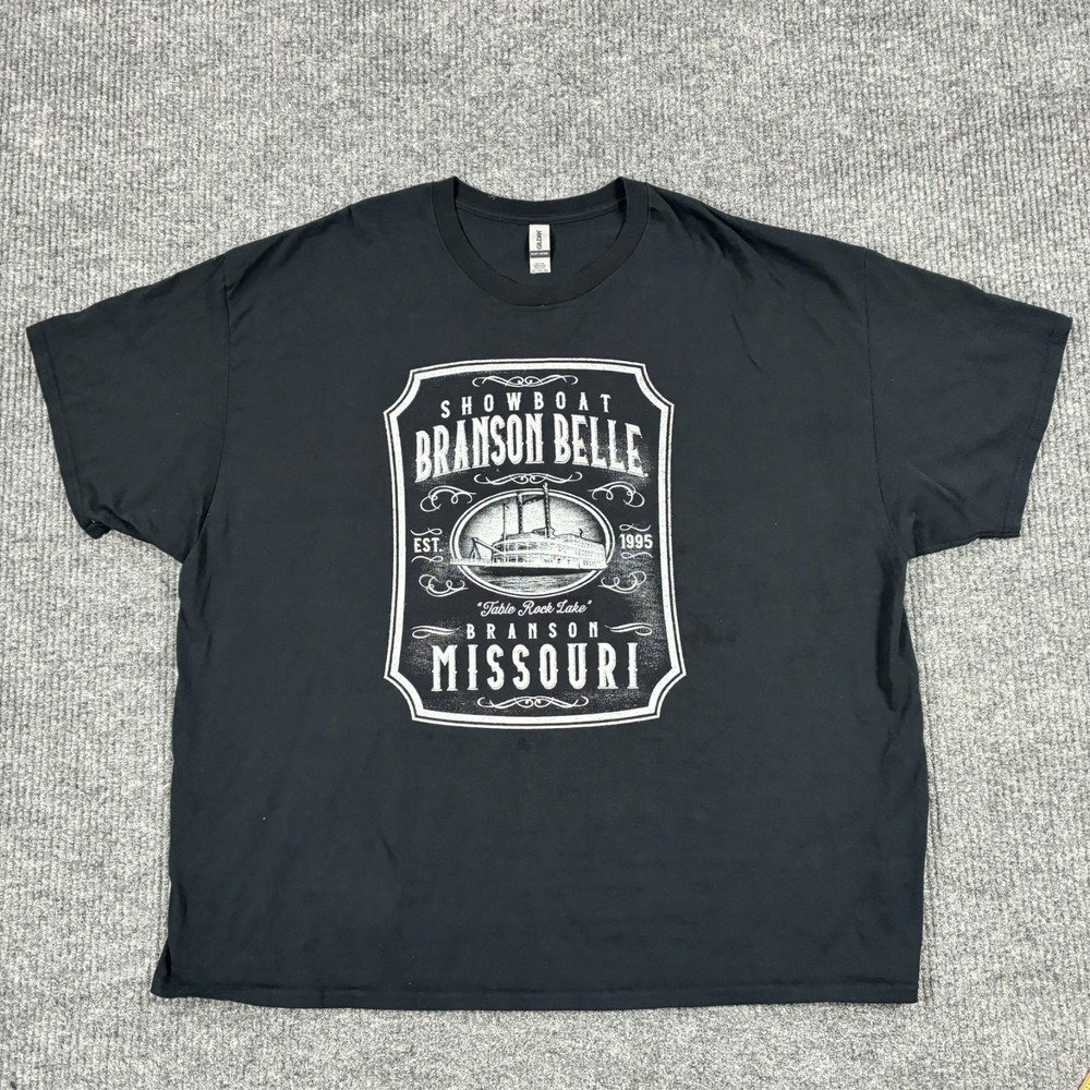 Showboat Branson Belle Branson Missouri T Shirt Mens 3XL Black Table Rock Lake